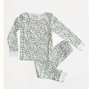 Timo & Violet Happy Monkey Two Piece Pajamas
